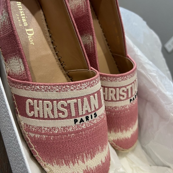 Dior D-Stripes Cotton Espadrilles - Picture 5 of 12